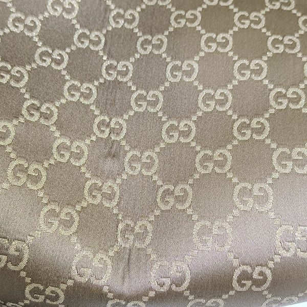 Monogram Coated Canvas Tote Bag Brown