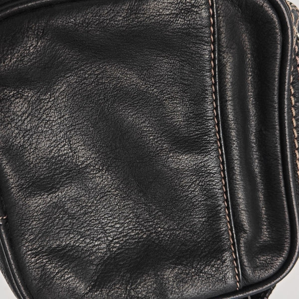 Calfskin Shoulder Bag Black