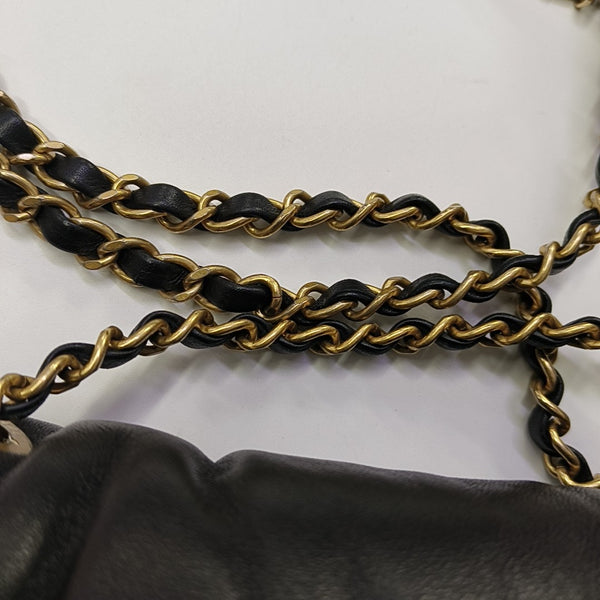 Vintage Puffy Lambskin Black