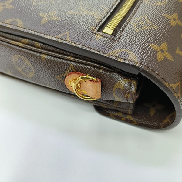 MÉTIS MM Monogram Coated Canvas Brown