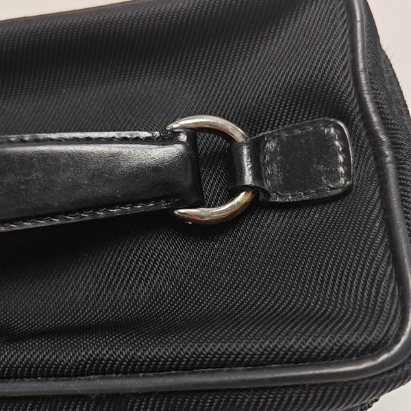 Canvas Top Handle Bag Black