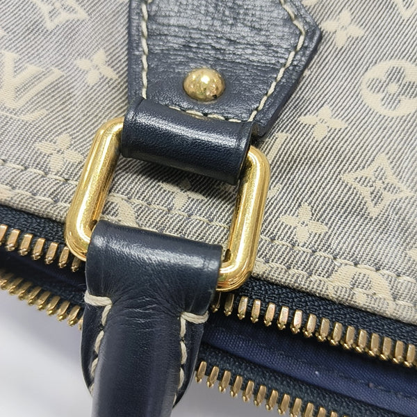 Monogram Canvas Top Handle Bag Blue