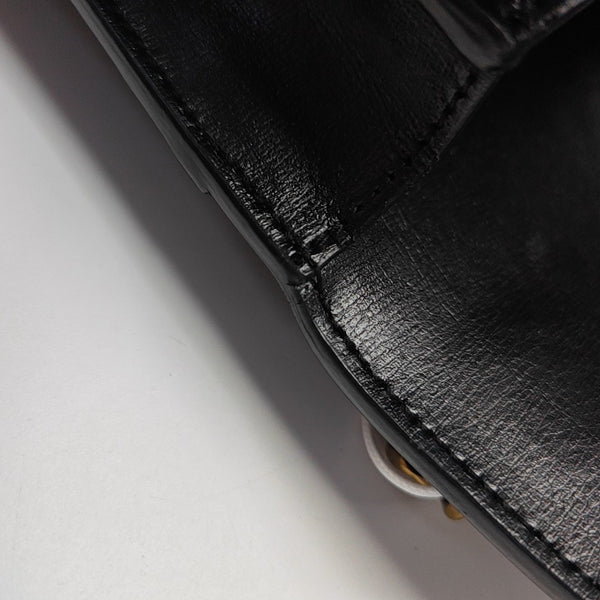 SUNSET Medium Calfskin Black