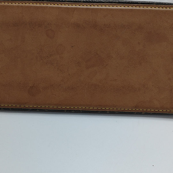 PIANO Monogram Coated Canvas Brown
