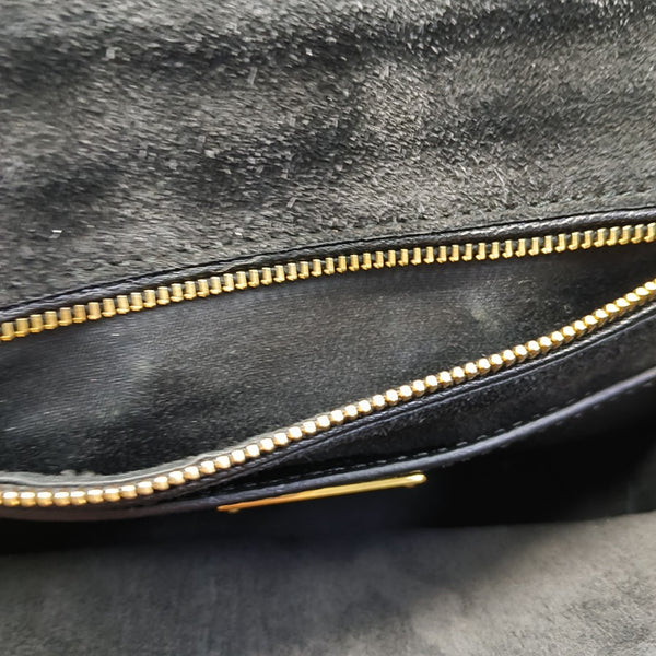 Miu Lady Calfskin Black