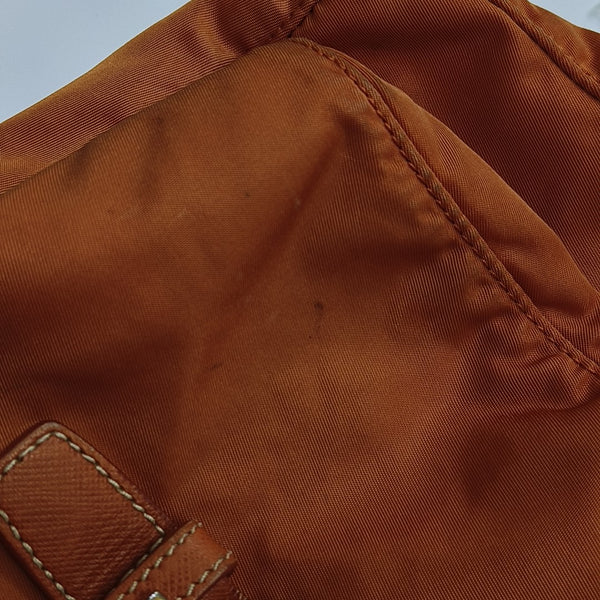 Fabric Shoulder Bag Orange