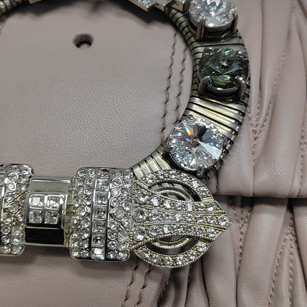 Miu Lady Quilted Lambskin Pink