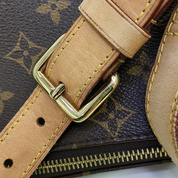 BUMBAG Monogram Coated Canvas Brown