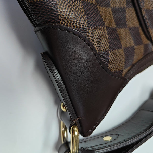 VINTAGE THAMES Damier Ebene Coated Canvas Brown