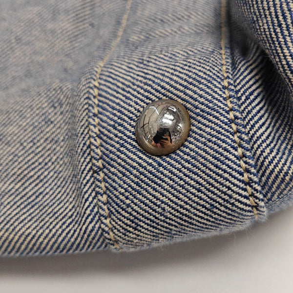 Canvas Top Handle Bag Blue