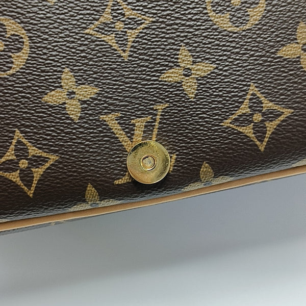 DIANE Monogram Coated Canvas Brown