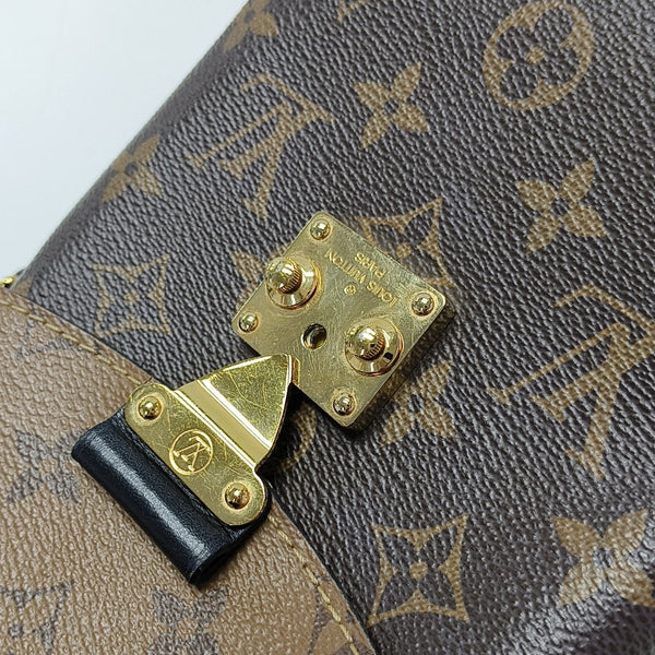 CAMERA BOX Monogram Coated Canvas Brown