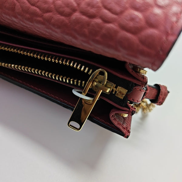 Langley Calfskin Red