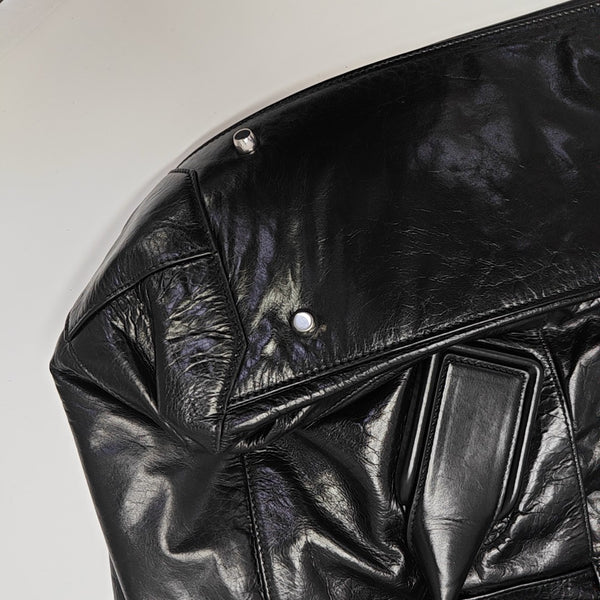Arco Large Calfskin Black
