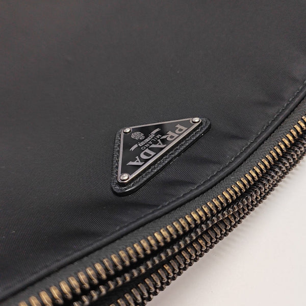 Nylon Shoulder Bag Black