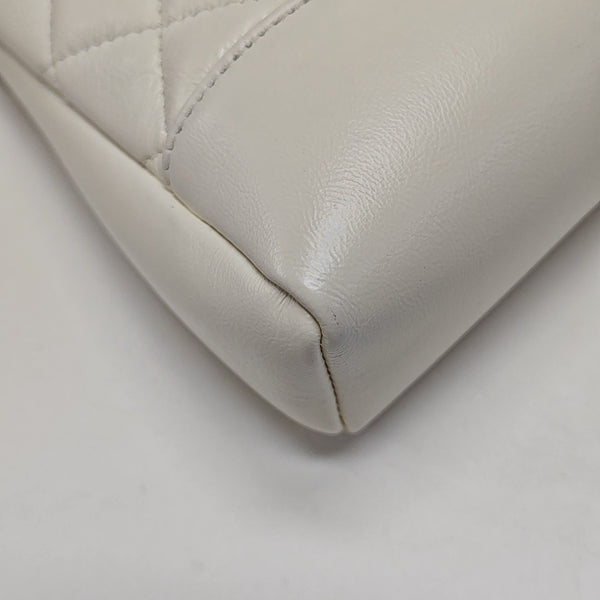 CHANEL 31 Mini Quilted Lambskin White