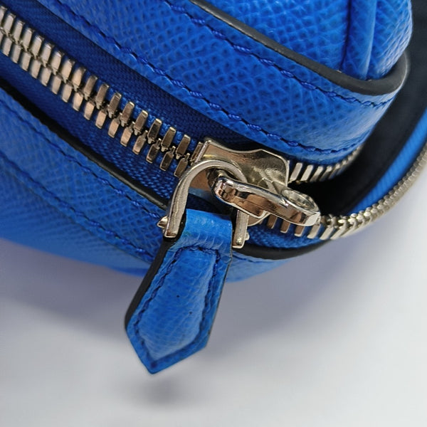 Calfskin Shoulder Bag Blue