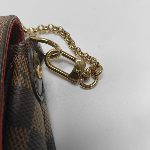 FAVORITE PM Damier Ebene Coated Canvas Brown