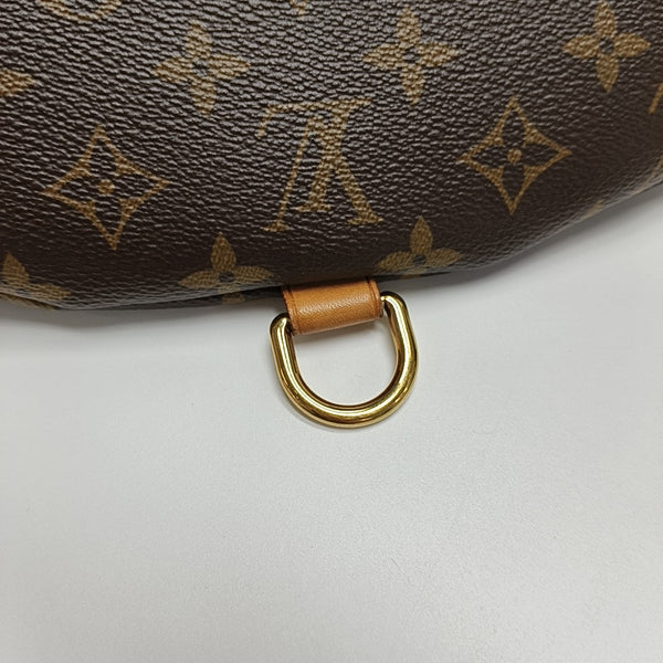 BUMBAG Monogram Coated Canvas Brown