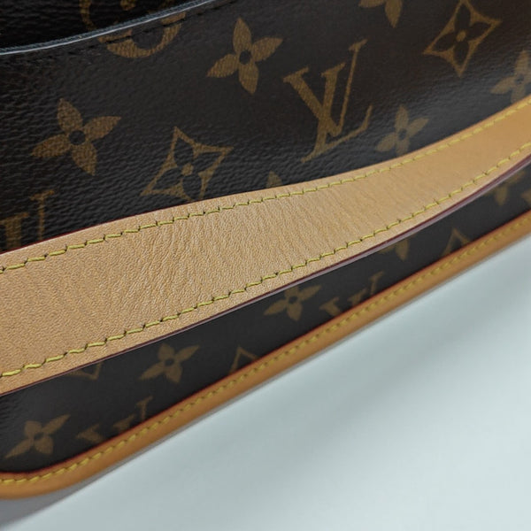 DIANE Monogram Coated Canvas Brown