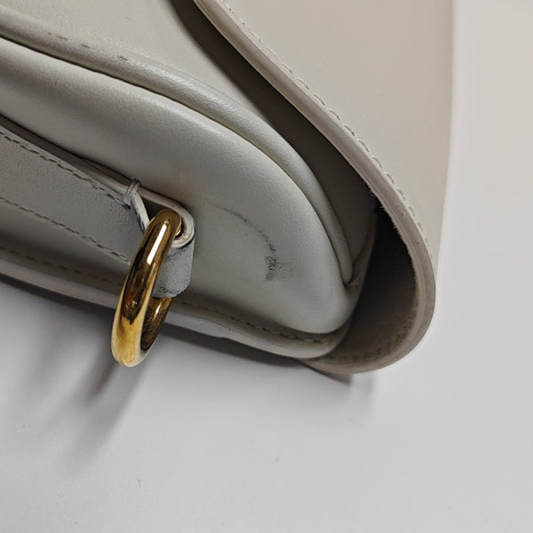 Bobby Medium Calfskin White