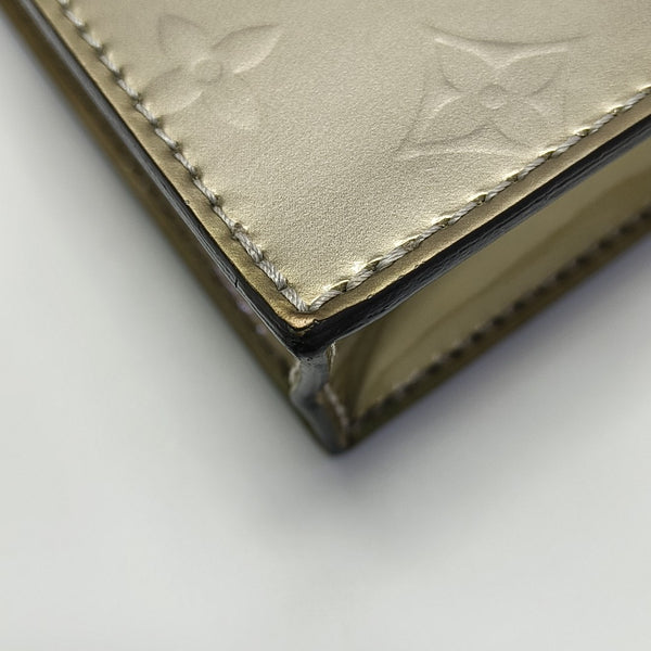 SAC PLAT BB Monogram Patent Leather Gold