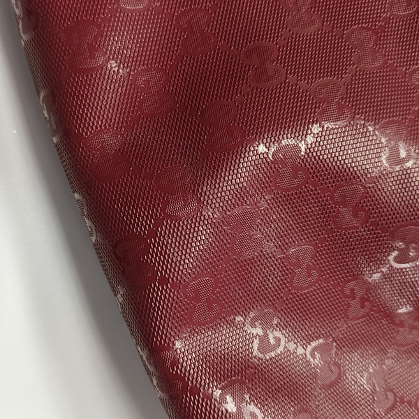 GG Imprime Monogram Coated Canvas Red