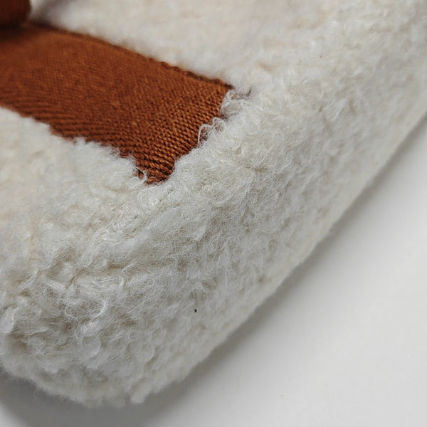 Fabric Shoulder Bag White