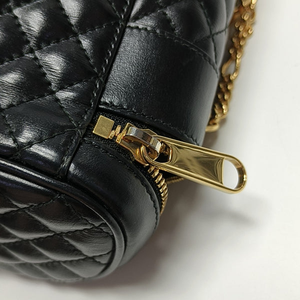 Zumi Quilted Calfskin Black
