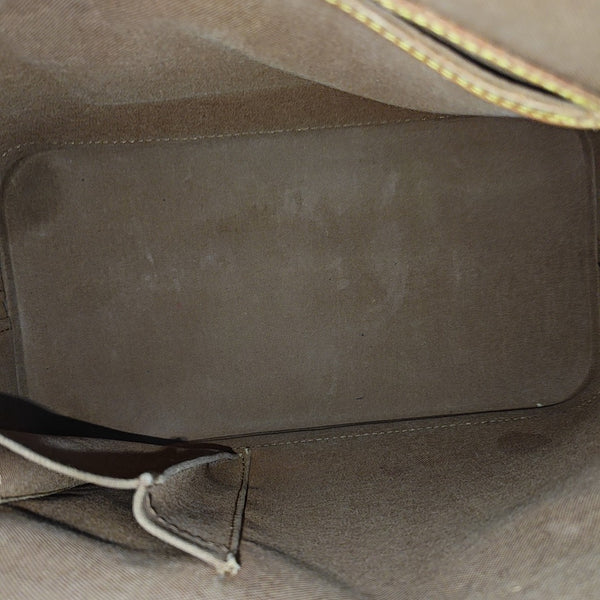 ALMA PM Monogram Coated Canvas Brown