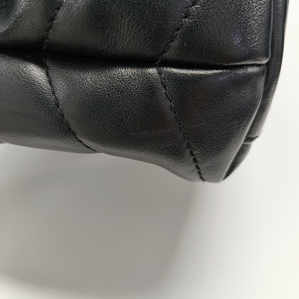 Authenticated pre-owned LOULOU Extra Small Chevron, Quilted Calfskin Black - Shoulder Bag at Looply