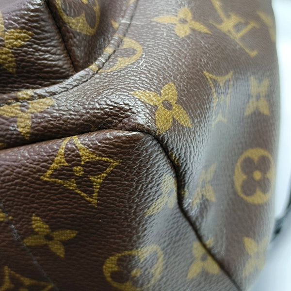 PALM SPRINGS PM Monogram Coated Canvas Brown