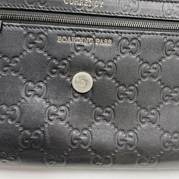 Monogram Calfskin Clutch Black