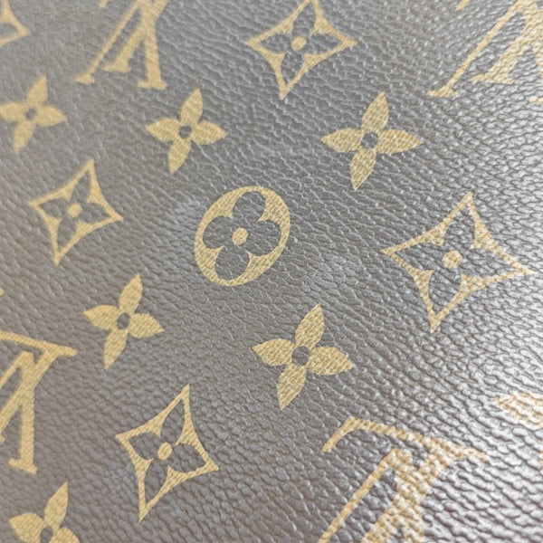 MONTAIGNE MM Monogram Coated Canvas Brown