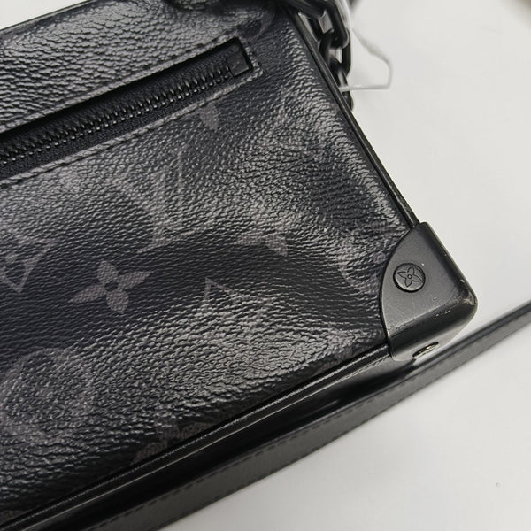 SOFT TRUNK Mini Monogram Coated Canvas Black