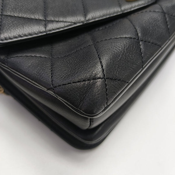 Quilted Calfskin Black