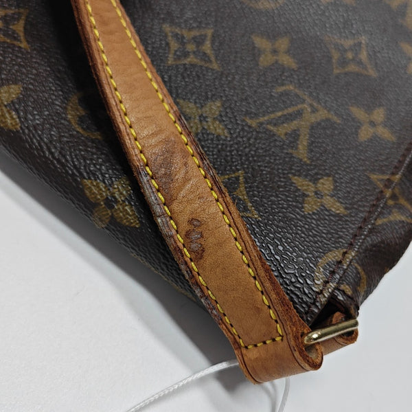 MUSETTE TANGO Monogram Coated Canvas Brown