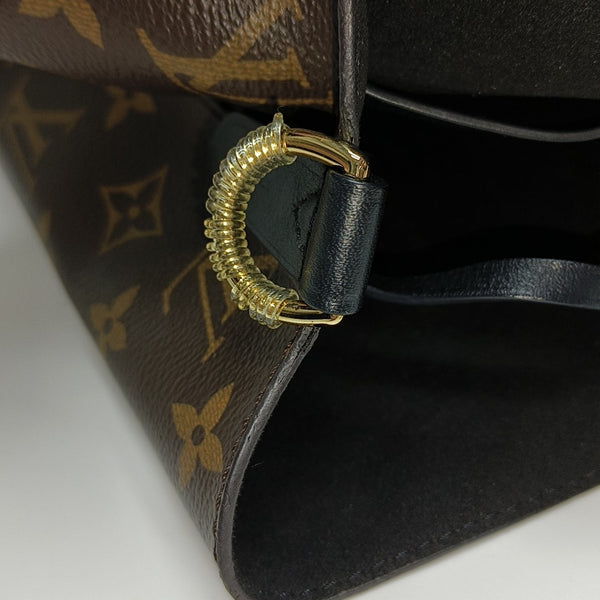 NÉONOÉ MM Monogram Coated Canvas Brown