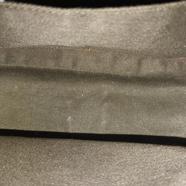 Coated Canvas Shoulder Bag Blue