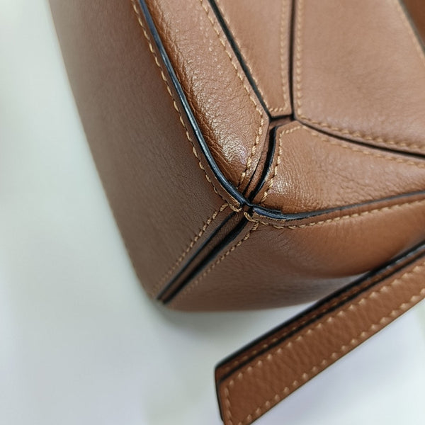 Puzzle Mini Calfskin Brown