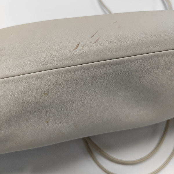 The Pouch Mini Lambskin White