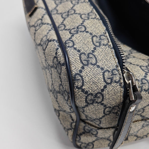 Monogram Coated Canvas Clutch Black