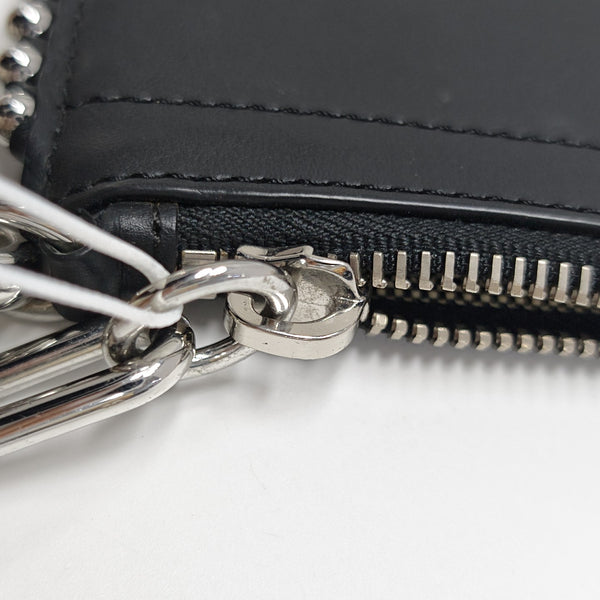 Leather Top Handle Bag Black