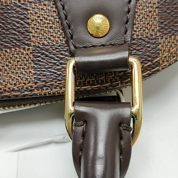 ALMA BB Damier Ebene Coated Canvas Brown