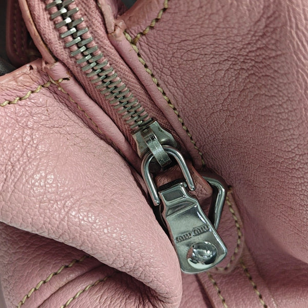 Calfskin Shoulder Bag Pink