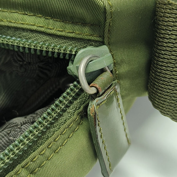 Nylon Shoulder Bag Green
