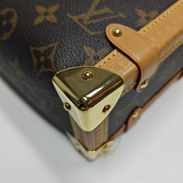SIDE TRUNK MM Monogram Coated Canvas Brown