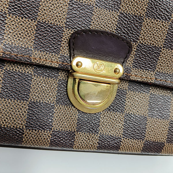 RAVELLO GM Damier Ebene Coated Canvas Brown