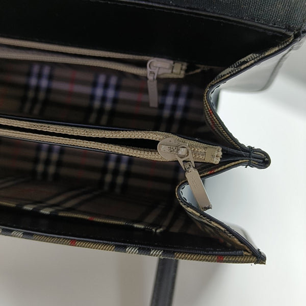 Calfskin Top Handle Bag Black