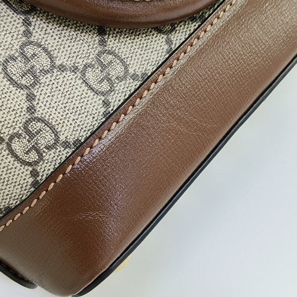 Horsebit 1955 Mini Coated Canvas Beige